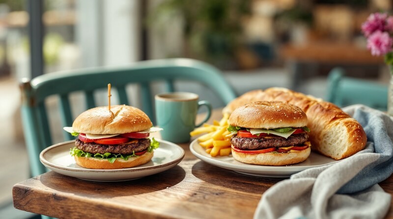 Imagen conceptual de Hamburgueserías y bocaterías, generada con Magnific; no representa un establecimiento o lugar real.