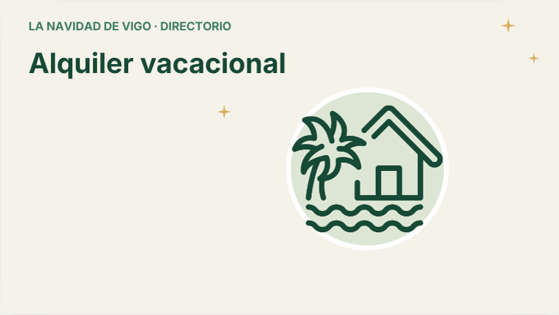 Alquiler vacacional