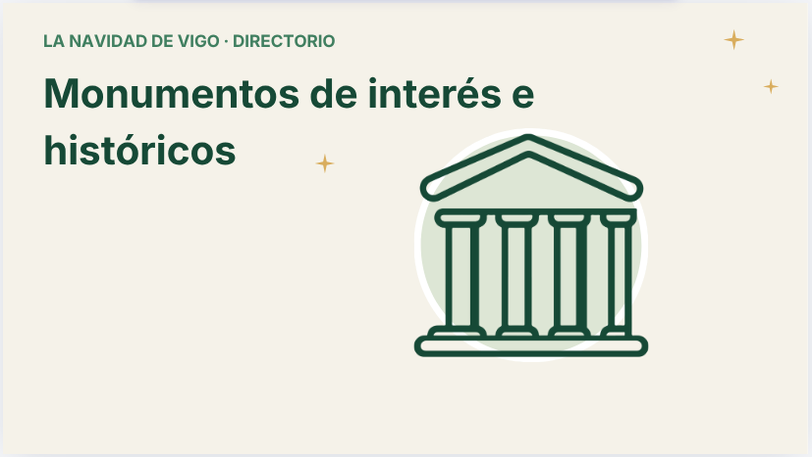 Monumentos de interés e históricos