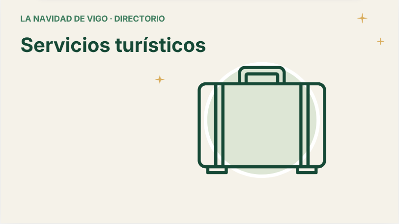 Servicios turísticos