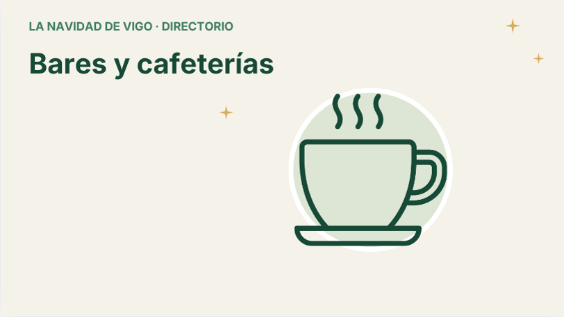 Bares y cafeterías
